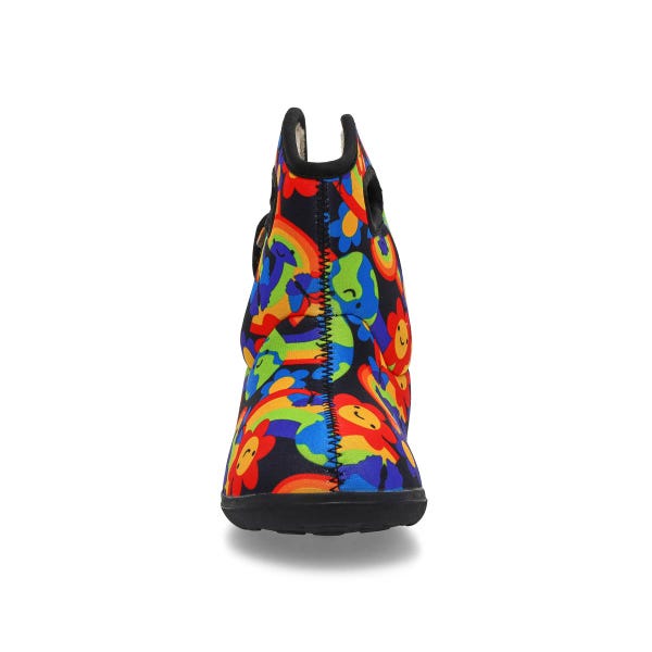 Infants' Baby Bogs II Rainbow Planet Waterproof Boot - Black/Multi