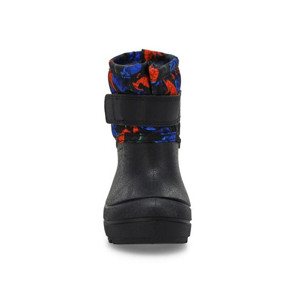 Infants' Baby Snow Shell Real Dino Waterproof Winter Boot -  Black/Multi