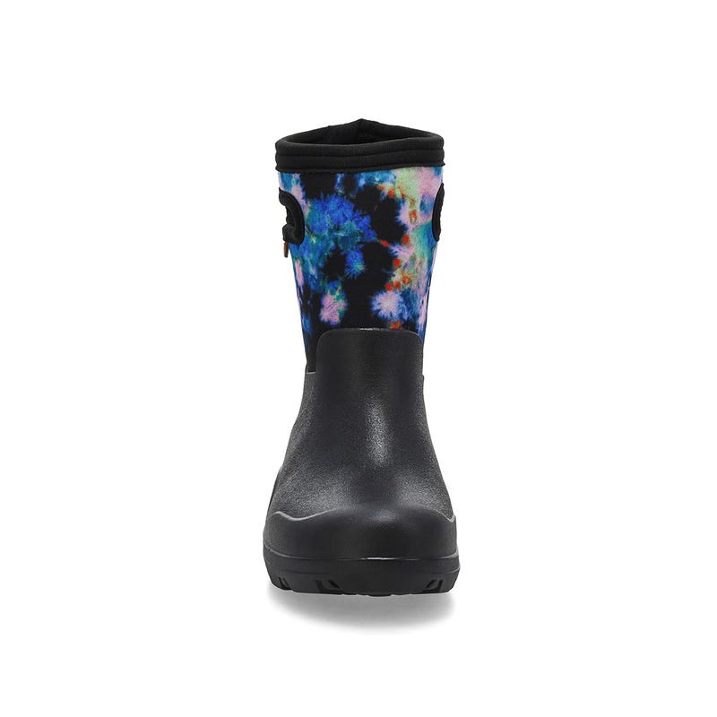 Botte d'hiver imperméable YORK SEAMLESS TIE DYE, noir/multi, enfants