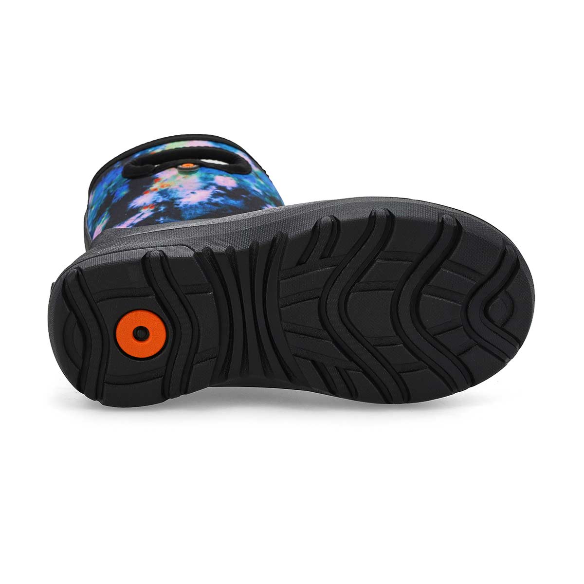 Botte d'hiver imperméable YORK SEAMLESS TIE DYE, noir/multi, enfants