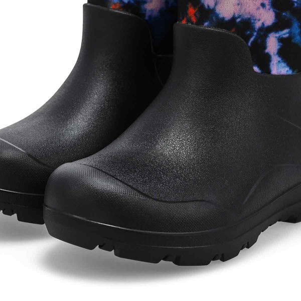 Botte d'hiver imperméable YORK SEAMLESS TIE DYE, noir/multi, enfants