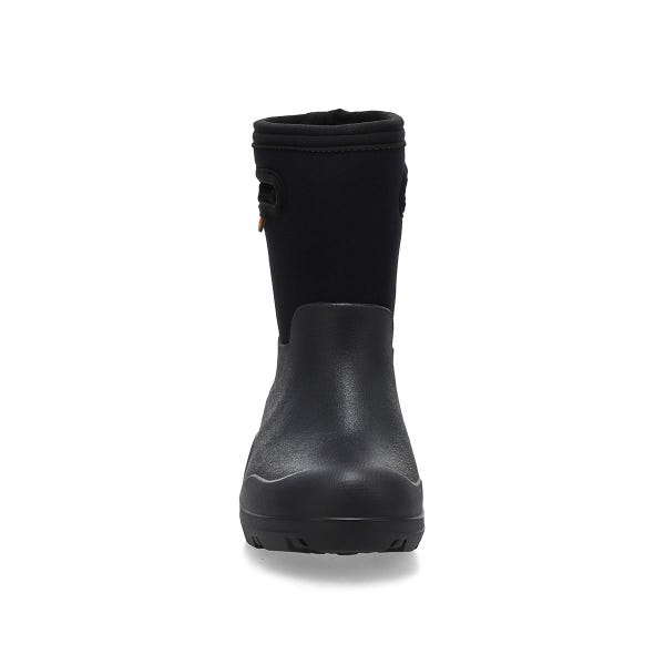Botte d'hiver imperméable YORK SEAMLESS, noir, enfants