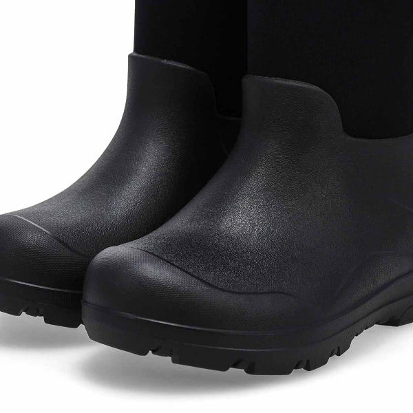 Botte d'hiver imperméable YORK SEAMLESS, noir, enfants