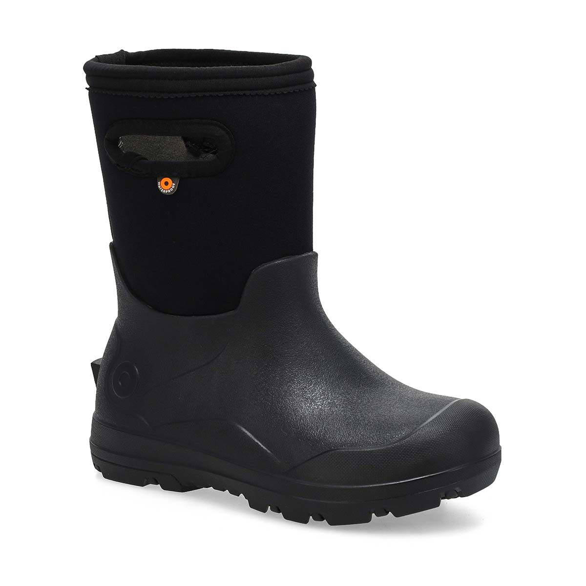 Botte d'hiver imperméable YORK SEAMLESS, noir, enfants