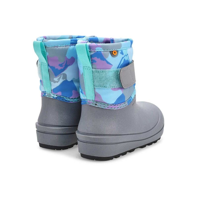 Infants'  Baby Snow Shell Mountains Waterproof Winter Boot -  Light Grey/Multi