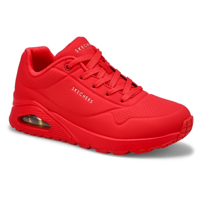 Lds Uno Stand On Air Sneaker- Red
