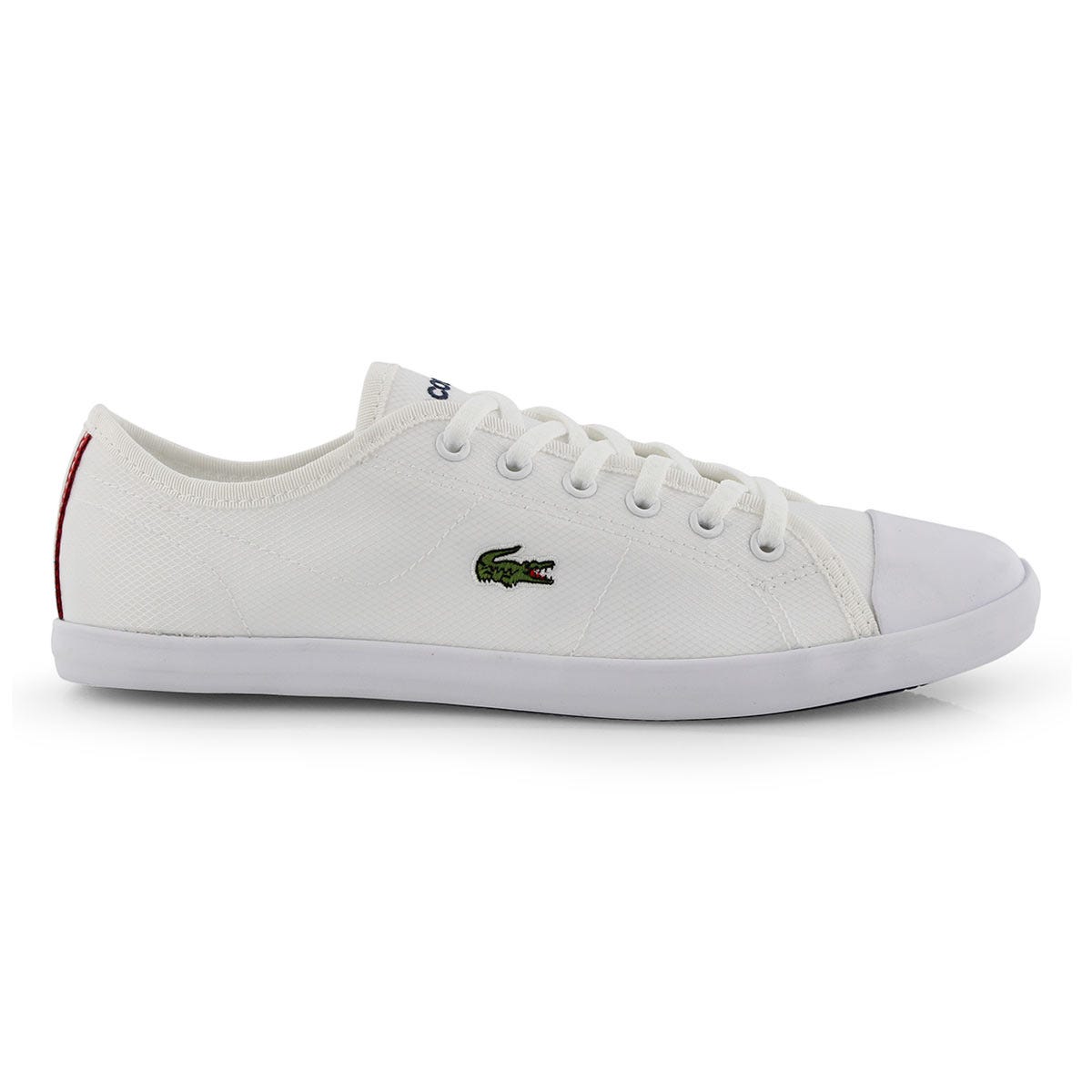 lacoste ziane grand flatform trainers in white
