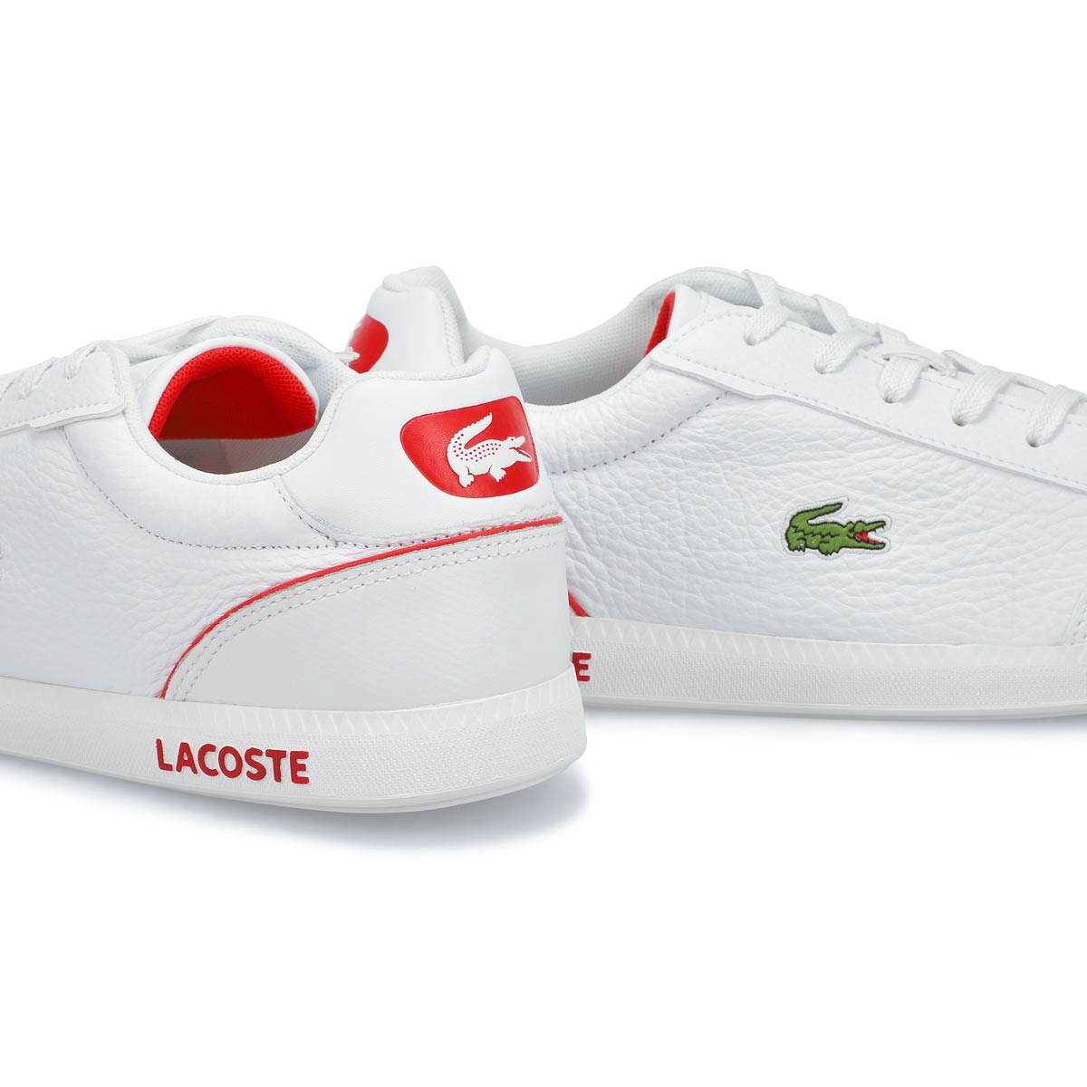 Men's Graduate Cap 0721 1 Fashion Sneaker -White/Red