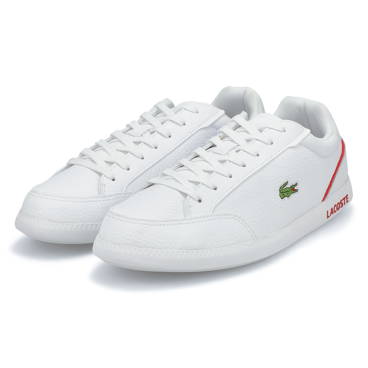 Men's Graduate Cap 0721 1 Fashion Sneaker -White/Red