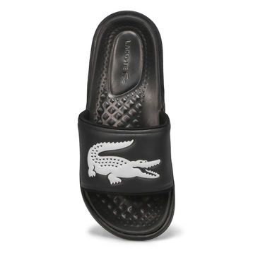 Men's Croco Dualiste Slide Sandal - Black/White