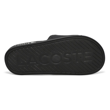 Men's Croco Dualiste Slide Sandal - Black/White