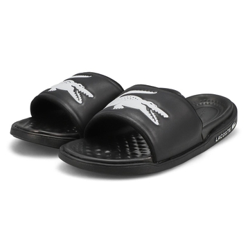 Men's Croco Dualiste Slide Sandal - Black/White