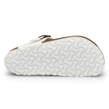 Tongs GIZEH BIRKO-FLOR, blanc, femmes