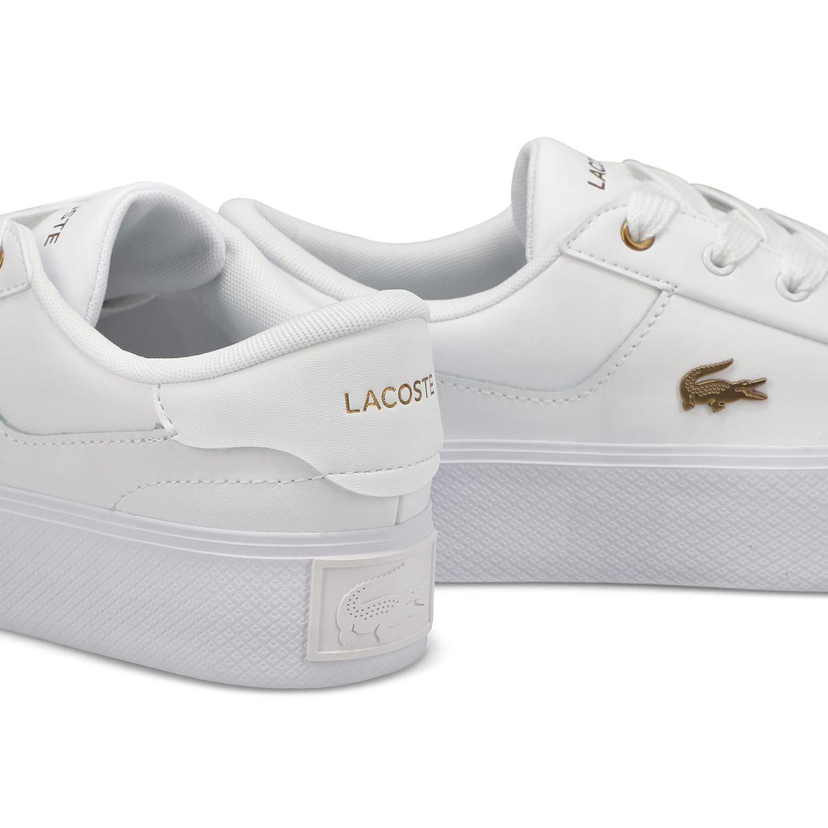 Women's Ziane Platform Lace Up Sneaker - White/White