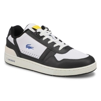 Baskets mode en cuir T-CLIP LEATHER, blanc/noir, hommes