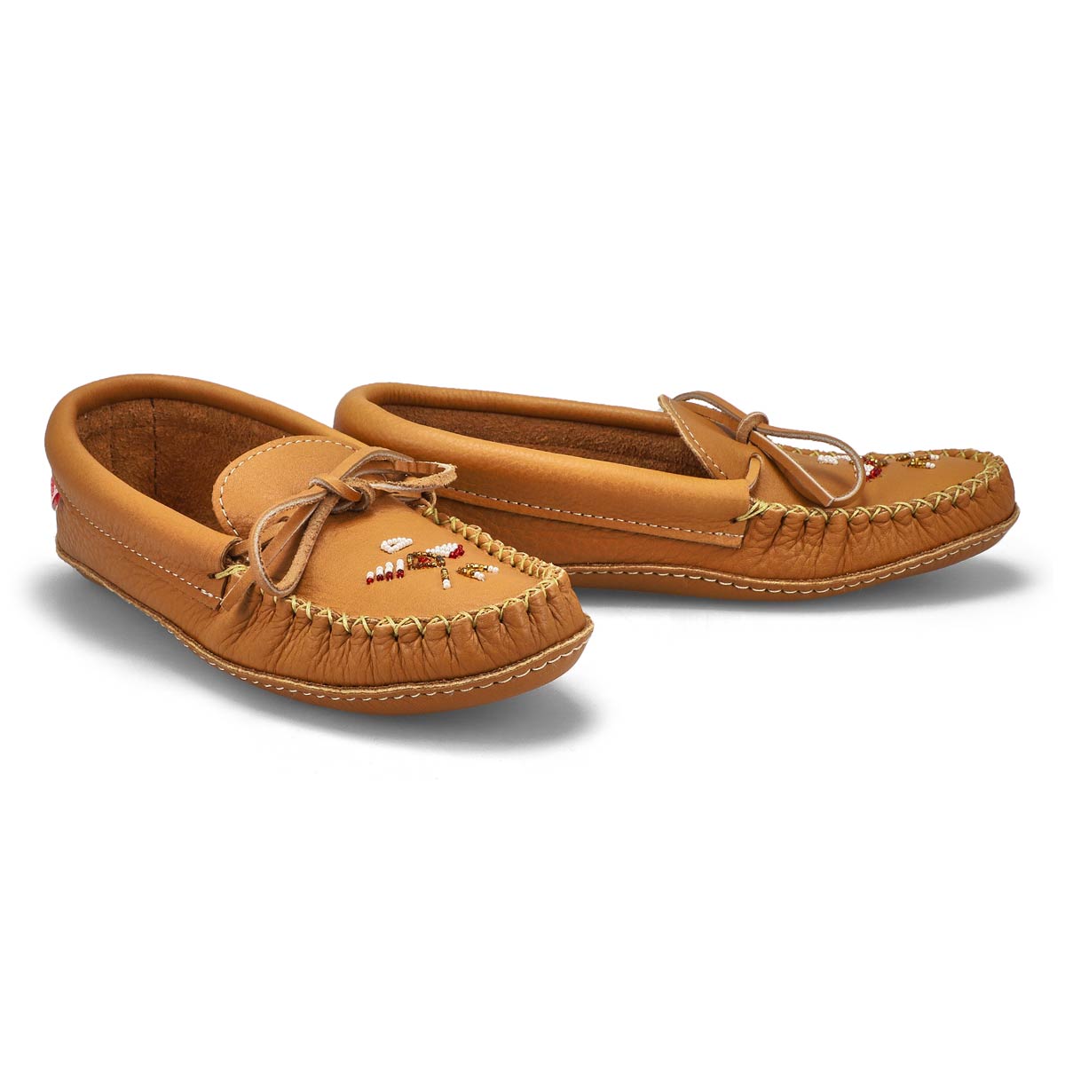 SoftMocs à semelle de cuir 7463, havane, femmes