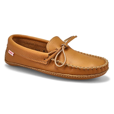Mns Double Sole Unlined Moccasin- Cork