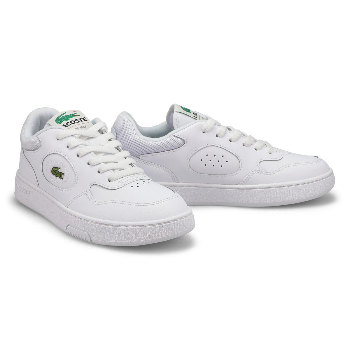 Women's Lineset Lace Up Fashion Sneaker - White/White