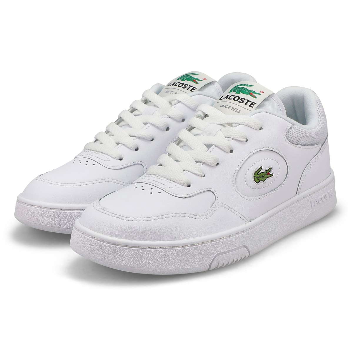 Women's Lineset Lace Up Fashion Sneaker - White/White