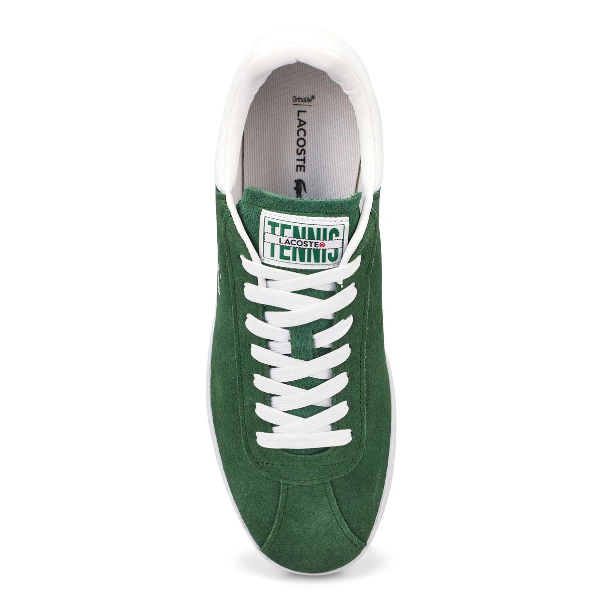 Men's Baseshot Lace Up Fashion Sneaker - Dark Green/White