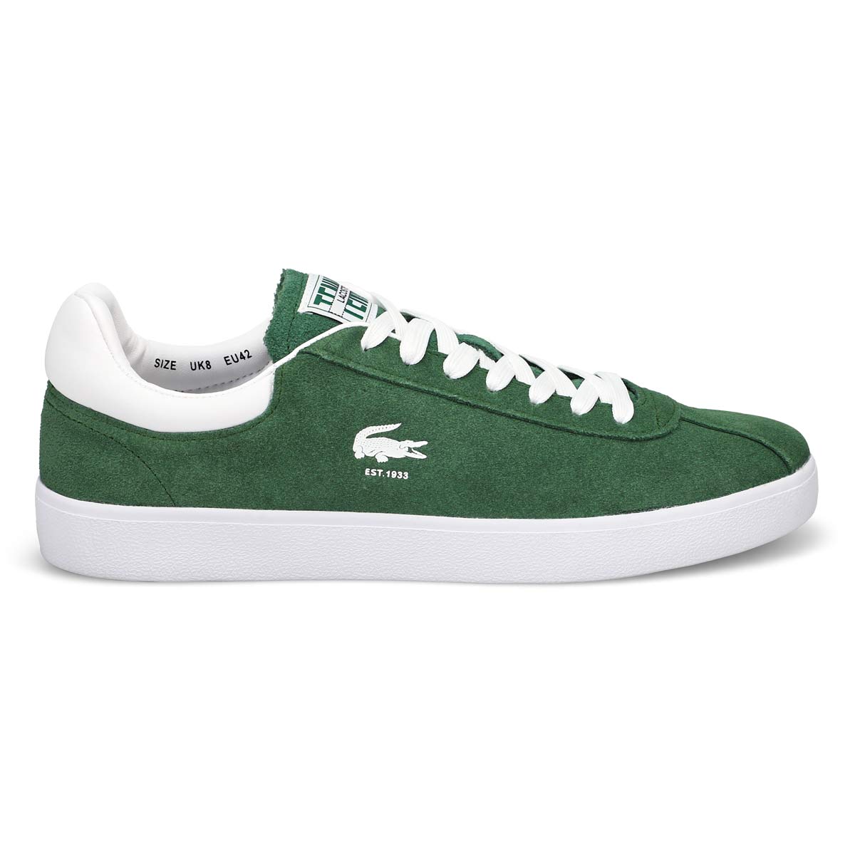 Men's Baseshot Lace Up Fashion Sneaker - Dark Green/White