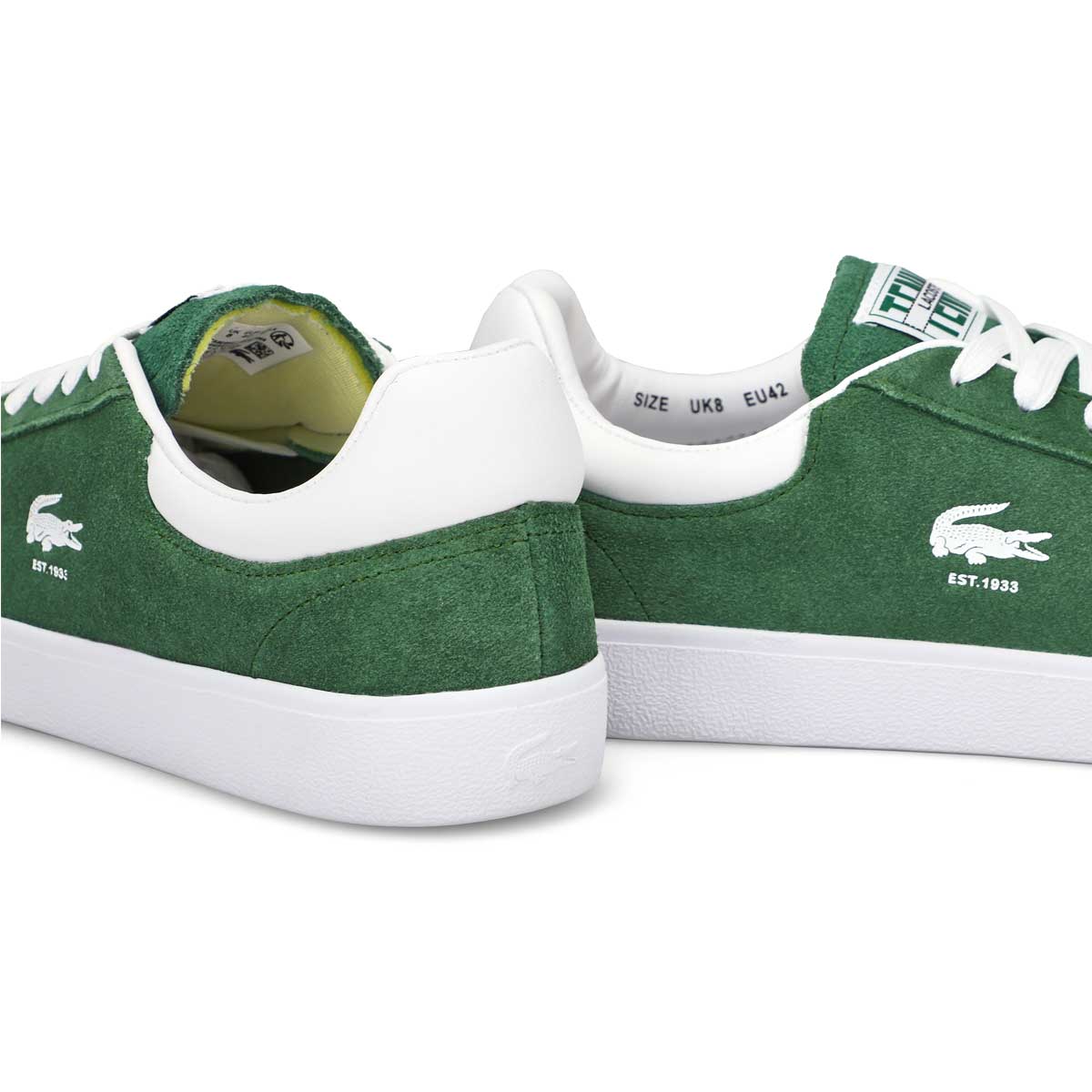 Men's Baseshot Lace Up Fashion Sneaker - Dark Green/White