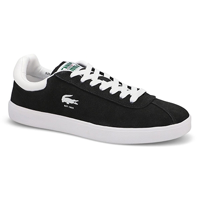 Mns Baseshot Lace Up Fashion Sneaker - Black/White