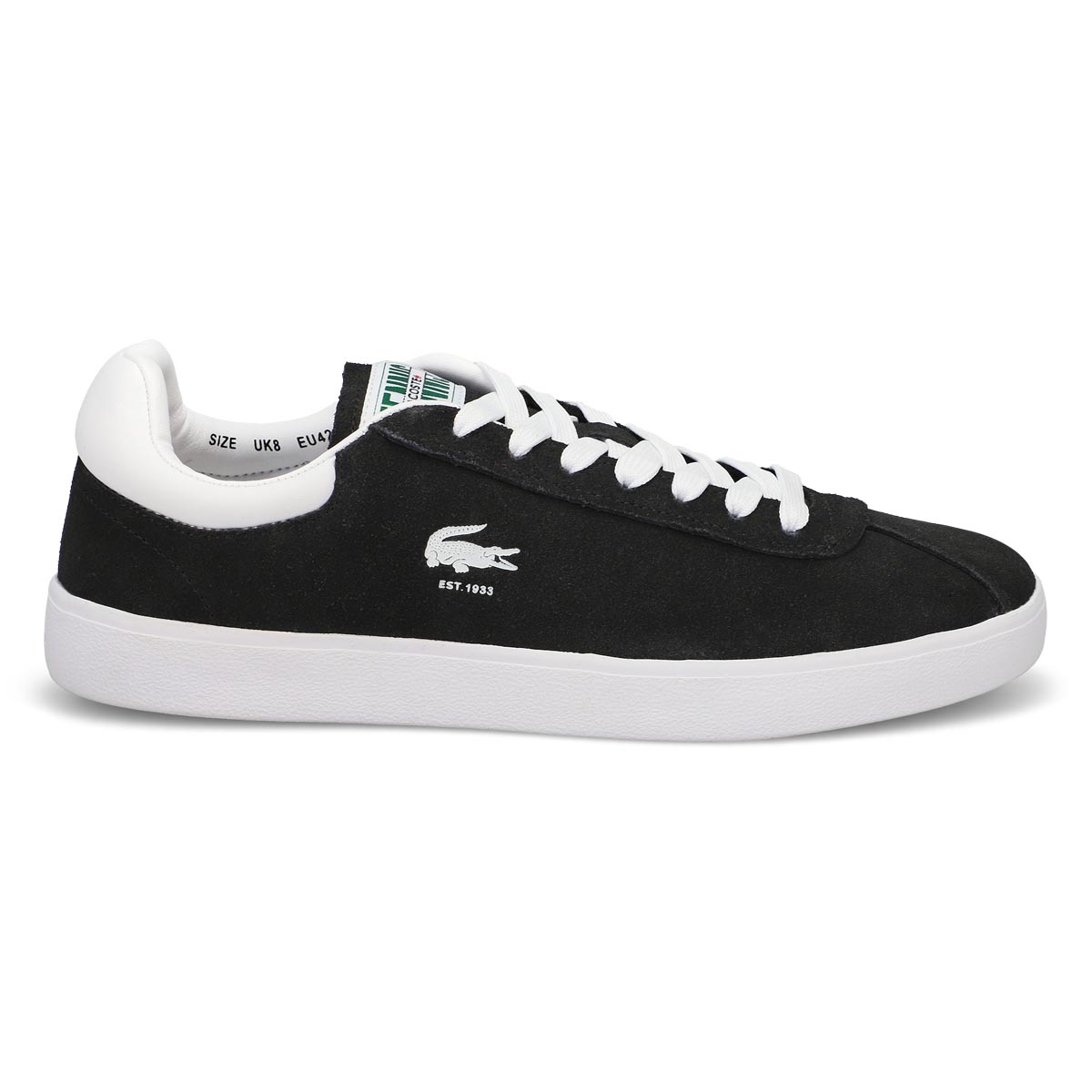 Men's Baseshot Lace Up Fashion Sneaker - Black/White