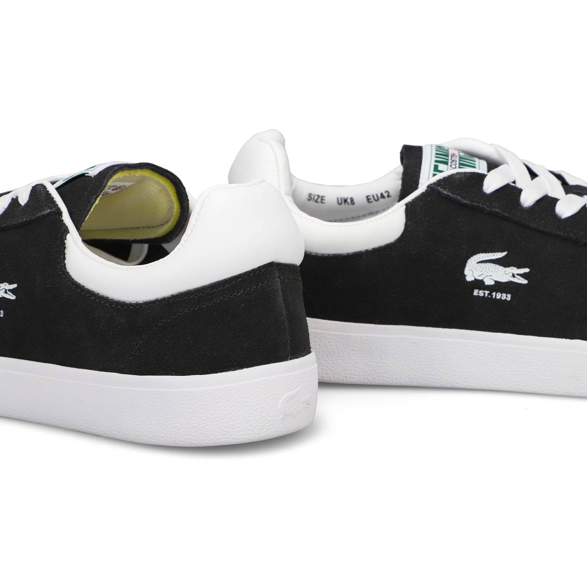 Men's Baseshot Lace Up Fashion Sneaker - Black/White