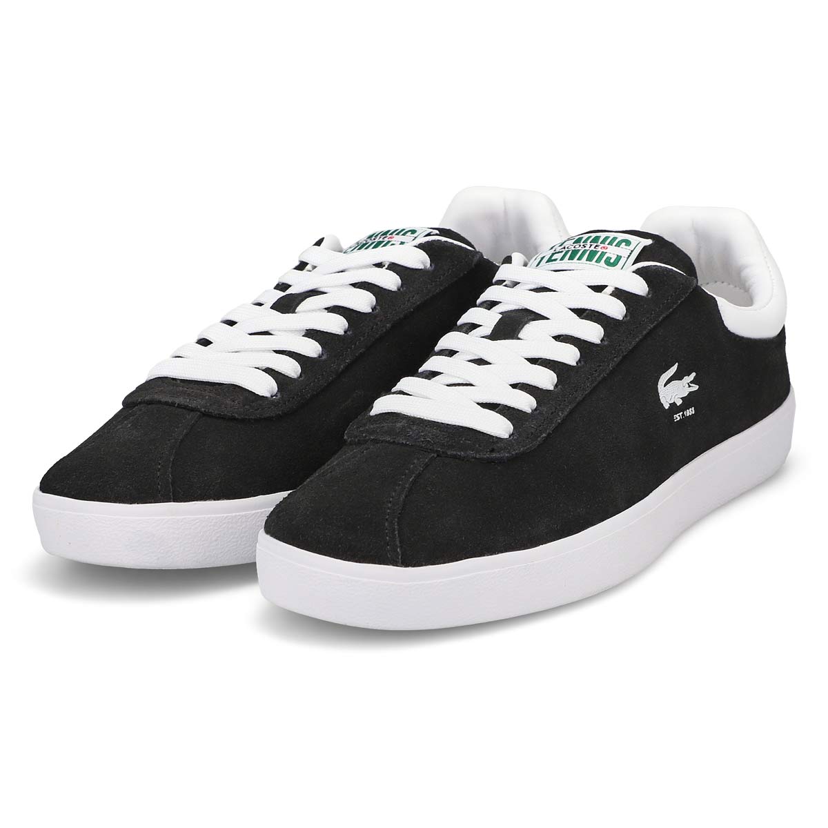Men's Baseshot Lace Up Fashion Sneaker - Black/White