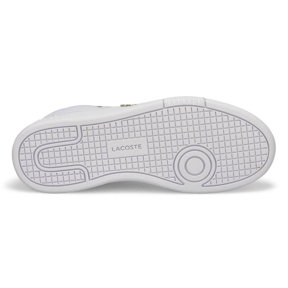 Basket de mode à lacets LINESET, blanc/or, femmes