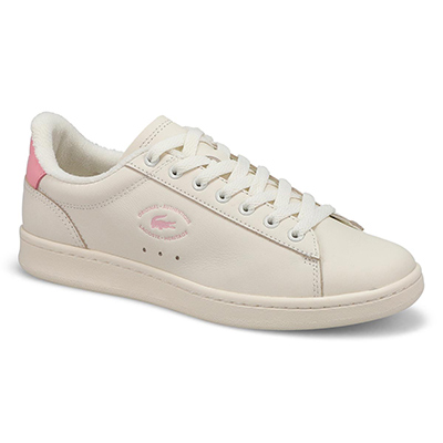 Baskets en cuir Carnaby Set, blanc/rose pâle, femmes