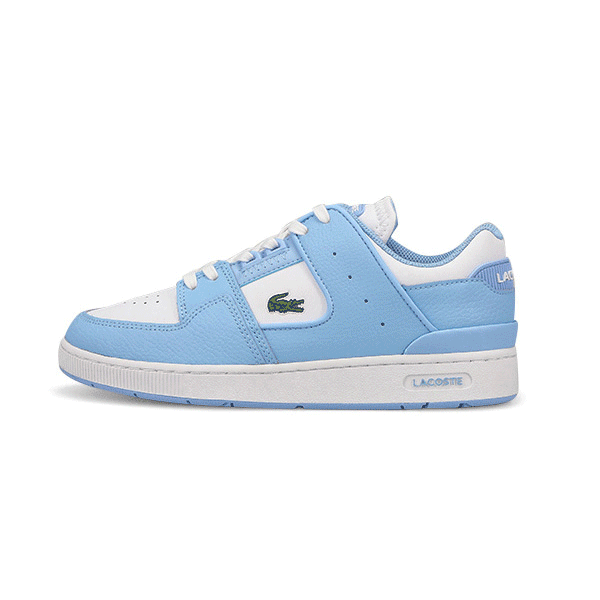 Baskets en cuir COURT CAGE bleu clair blanc femm