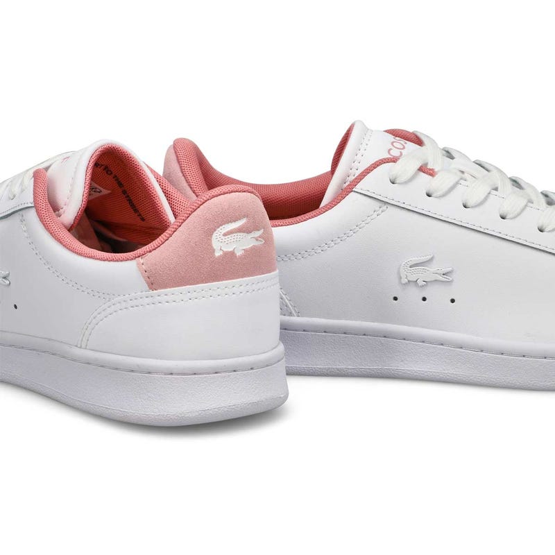 Women's Carnaby Set Leather Sneaker - White/Pink