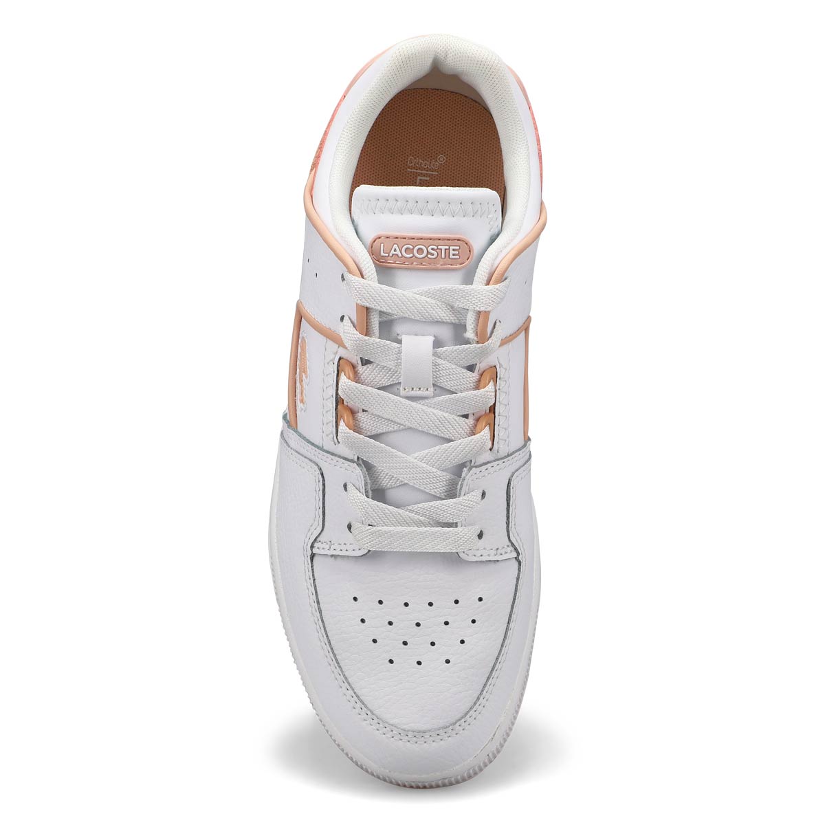 Baskets en cuir COURT CAGE, blanc/rose pâle, femmes