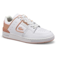 Baskets en cuir COURT CAGE, blanc/rose pâle, femmes