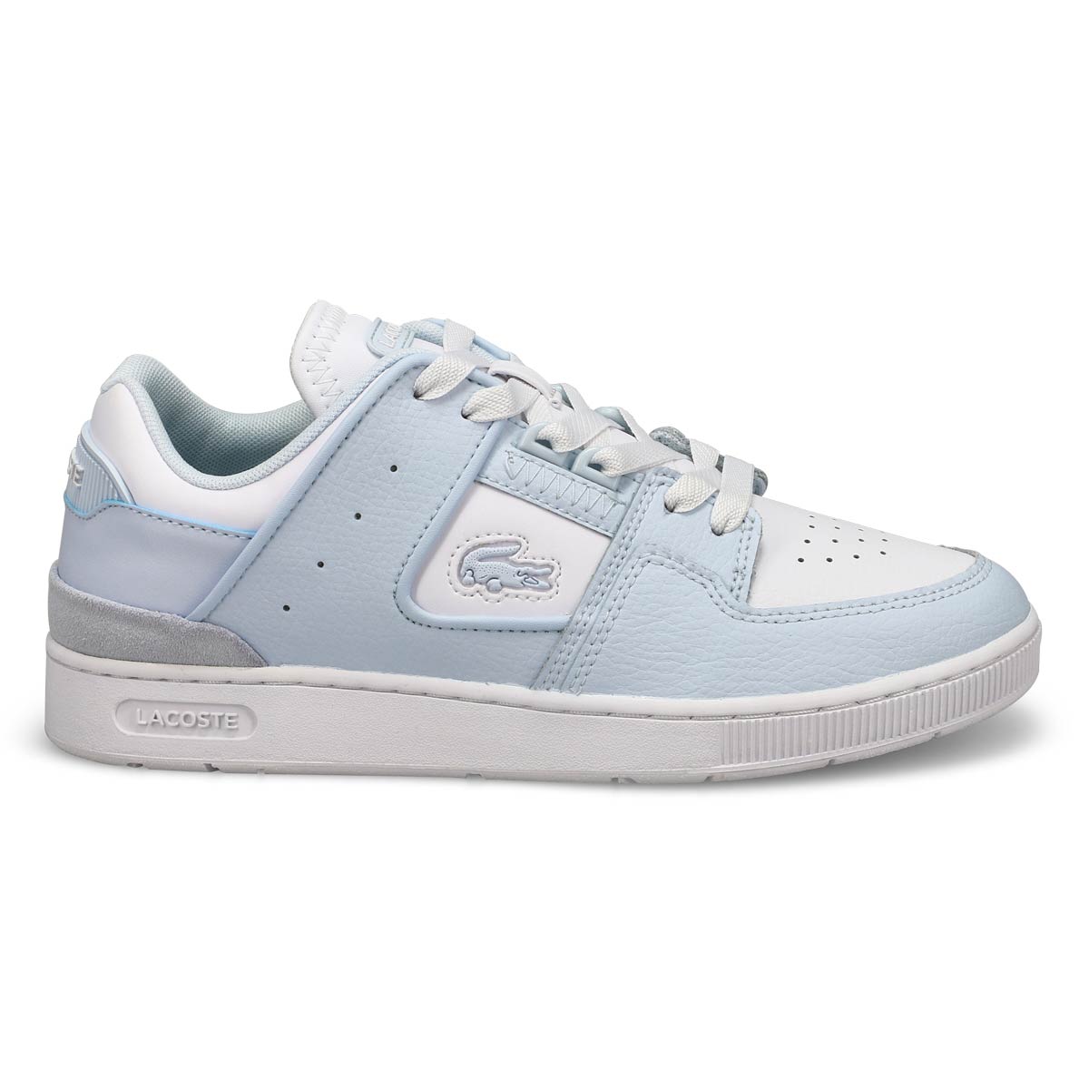Baskets en cuir COURT CAGE, bleu pâle/blanc, femmes