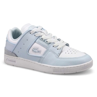 Baskets en cuir COURT CAGE, bleu pâle/blanc, femmes