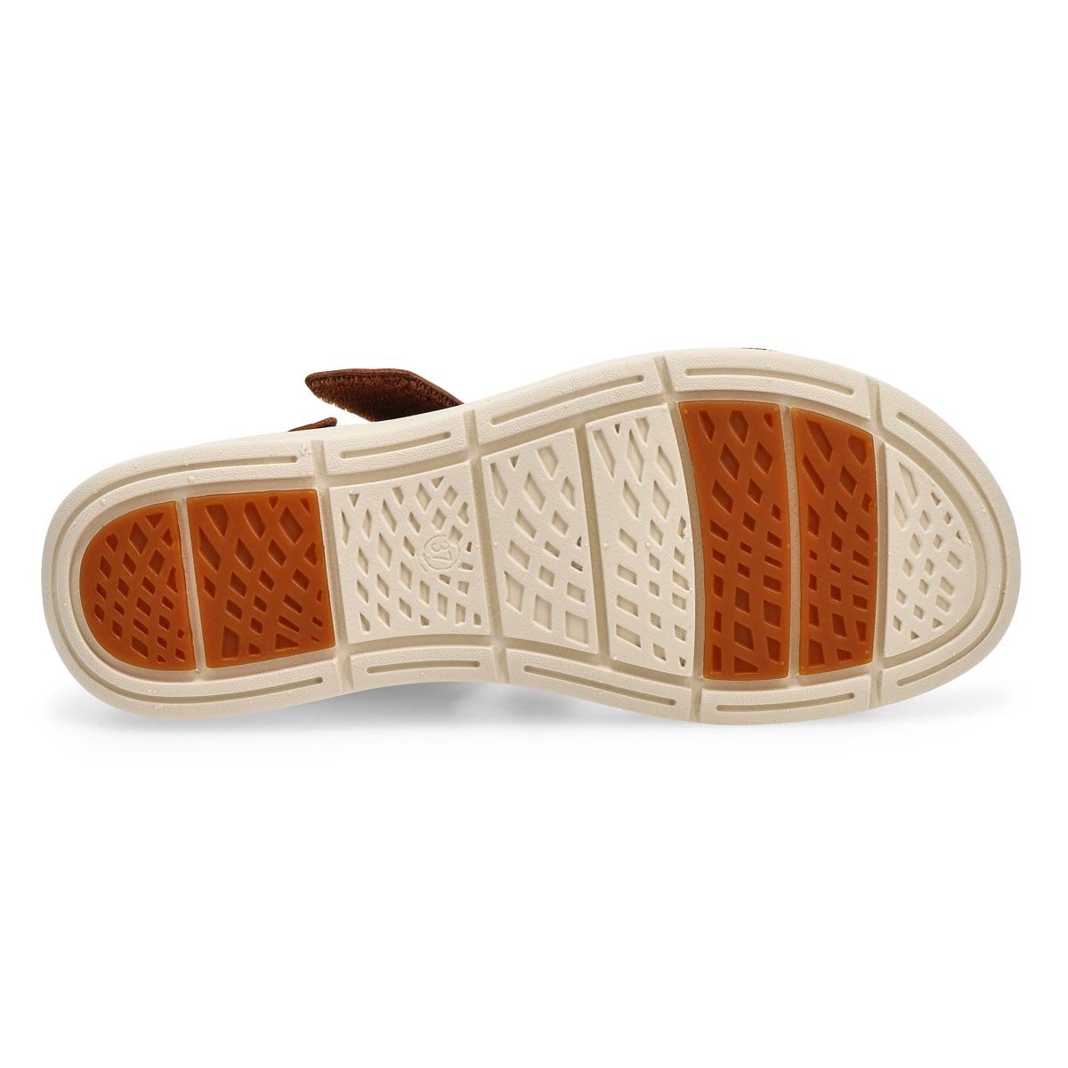 Sandale talon compens SEVRAN 05, cognac, femmes