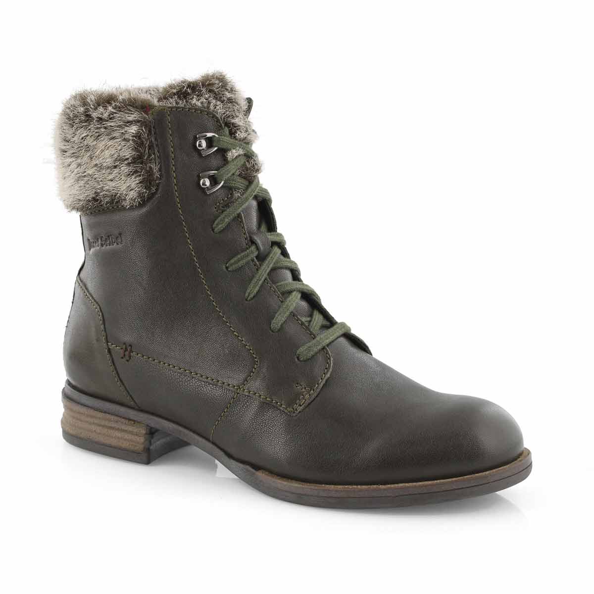 olive combat boots women's