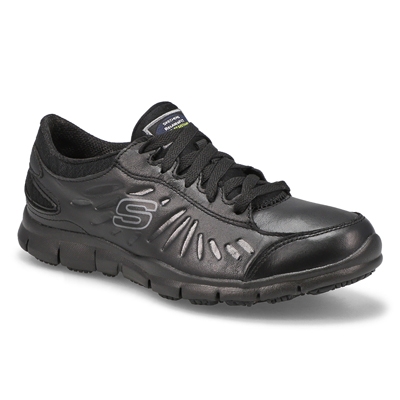 Lds Eldred Slip Resistant Sneaker - Black