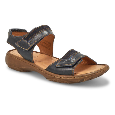 Lds Debra 19  Casual 2 Strap Sandal - Blue