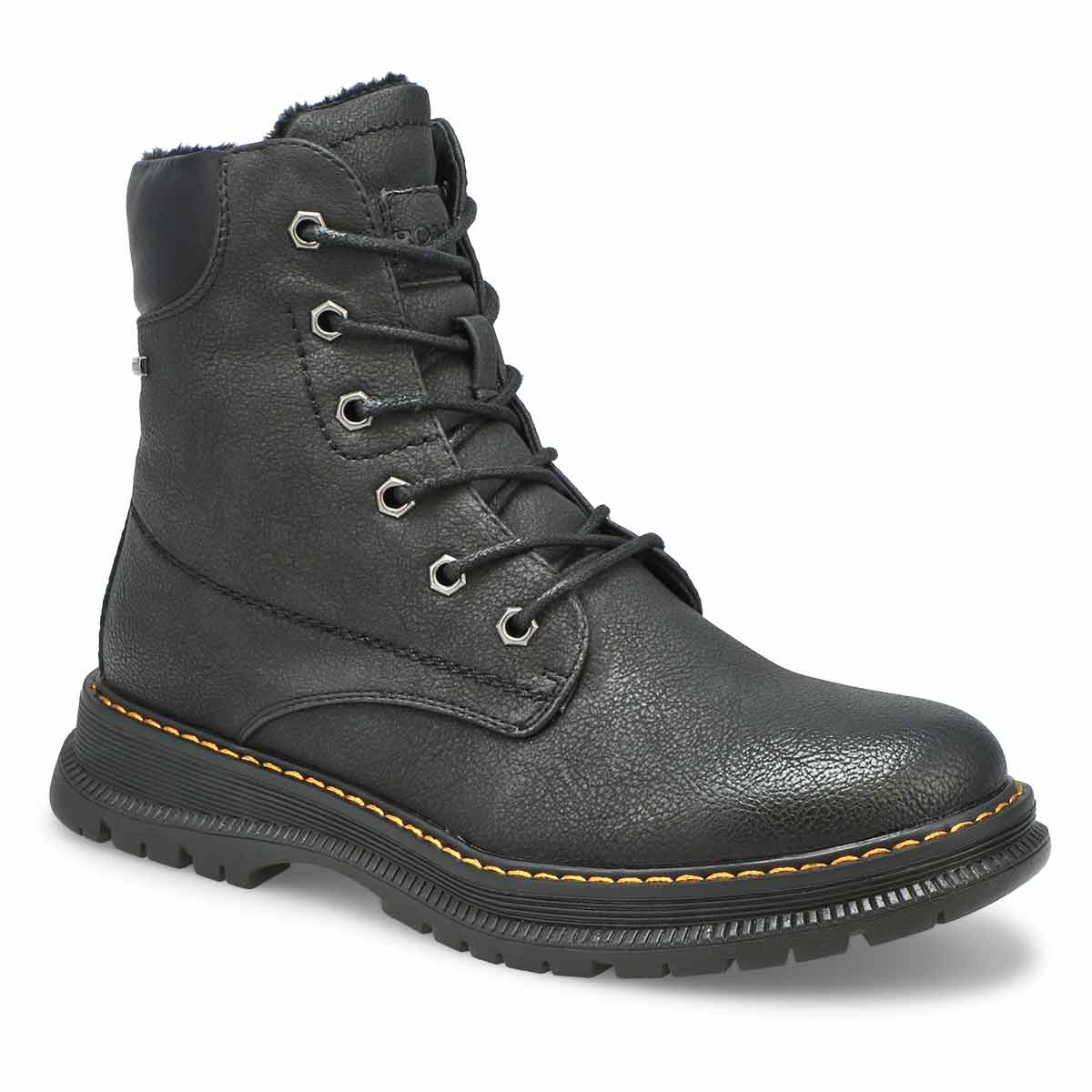 Women's Peyton 01 Waterproof Combat Boot - Black