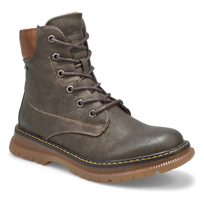 Lds Peyton 01 Wtpf Combat Boot- Brown