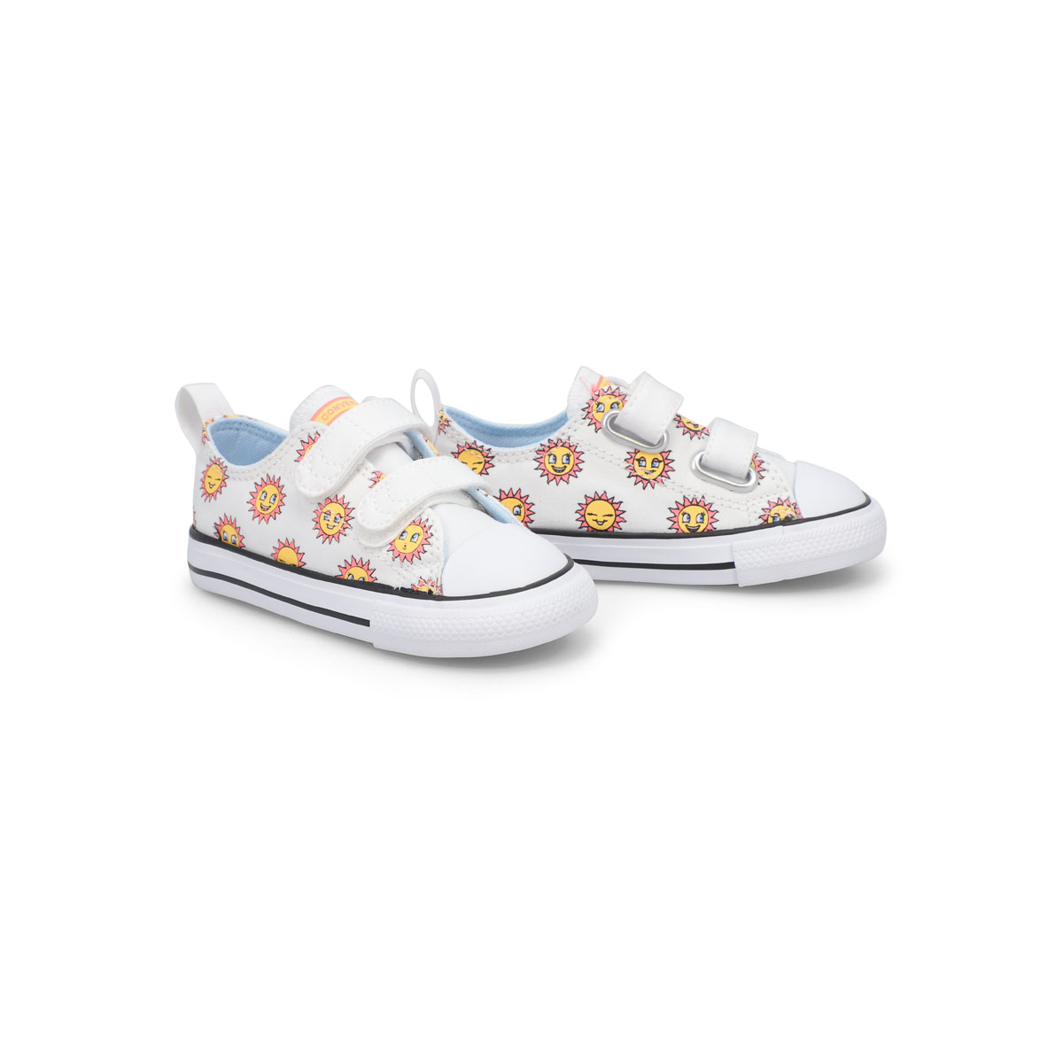 Infants' All Star 2V Pulse Sneaker - White/Citron