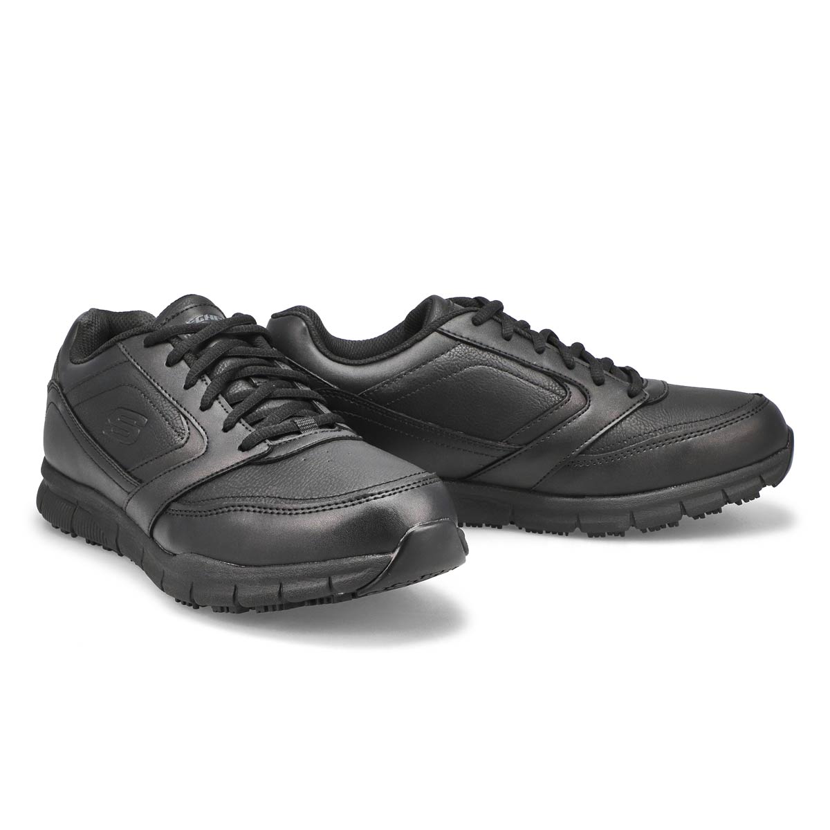 Men's Nampa Sr Slip Resistant Sneaker - Black