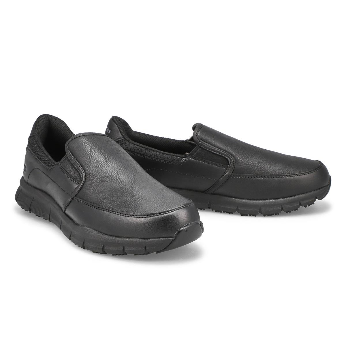 Men's Nampa Groton Slip Resistant Shoe - Black