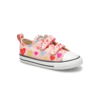 Infants' All Star 2V Heart Print Sneaker -Pink