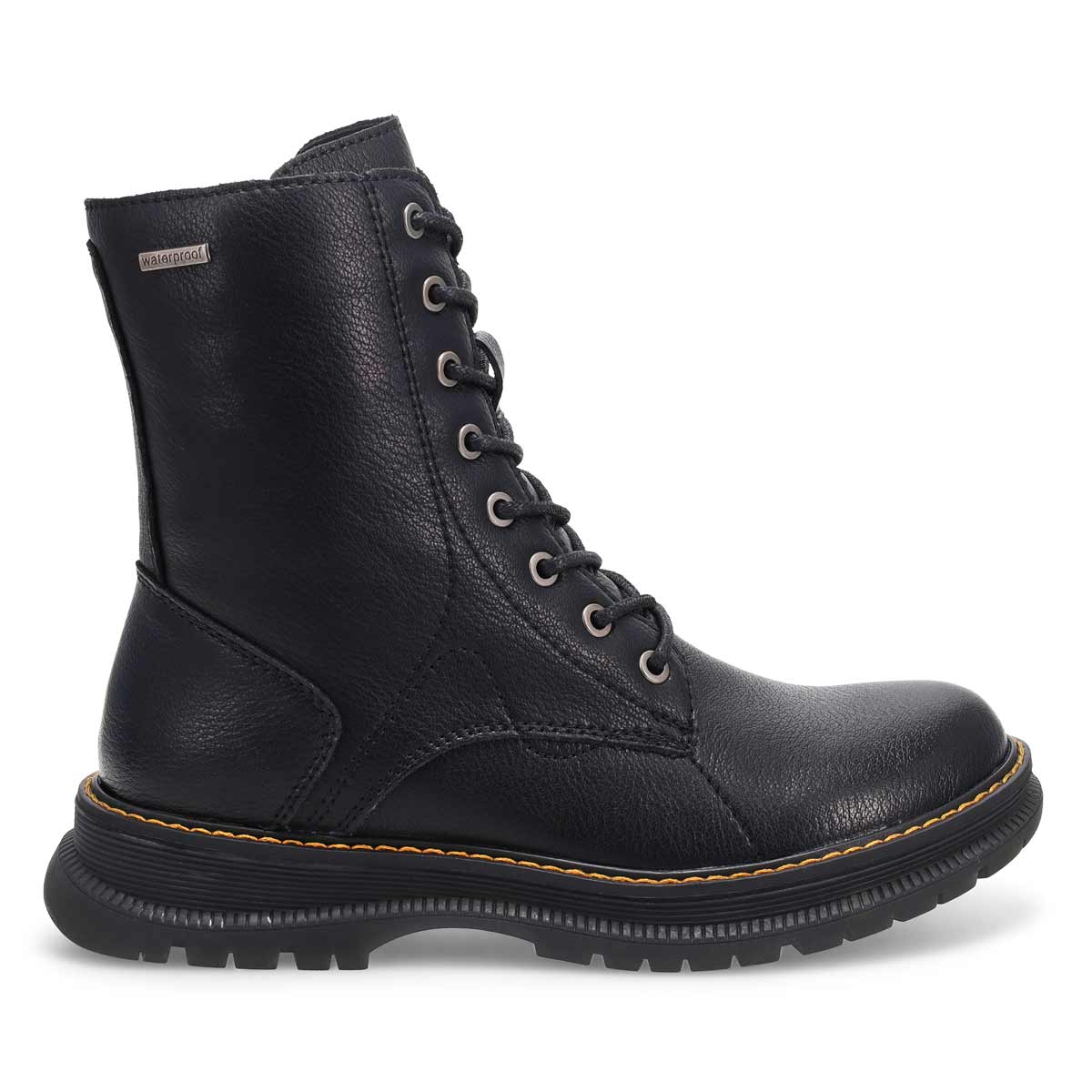 Women's Paloma 01 Waterproof Combat Boot - Black