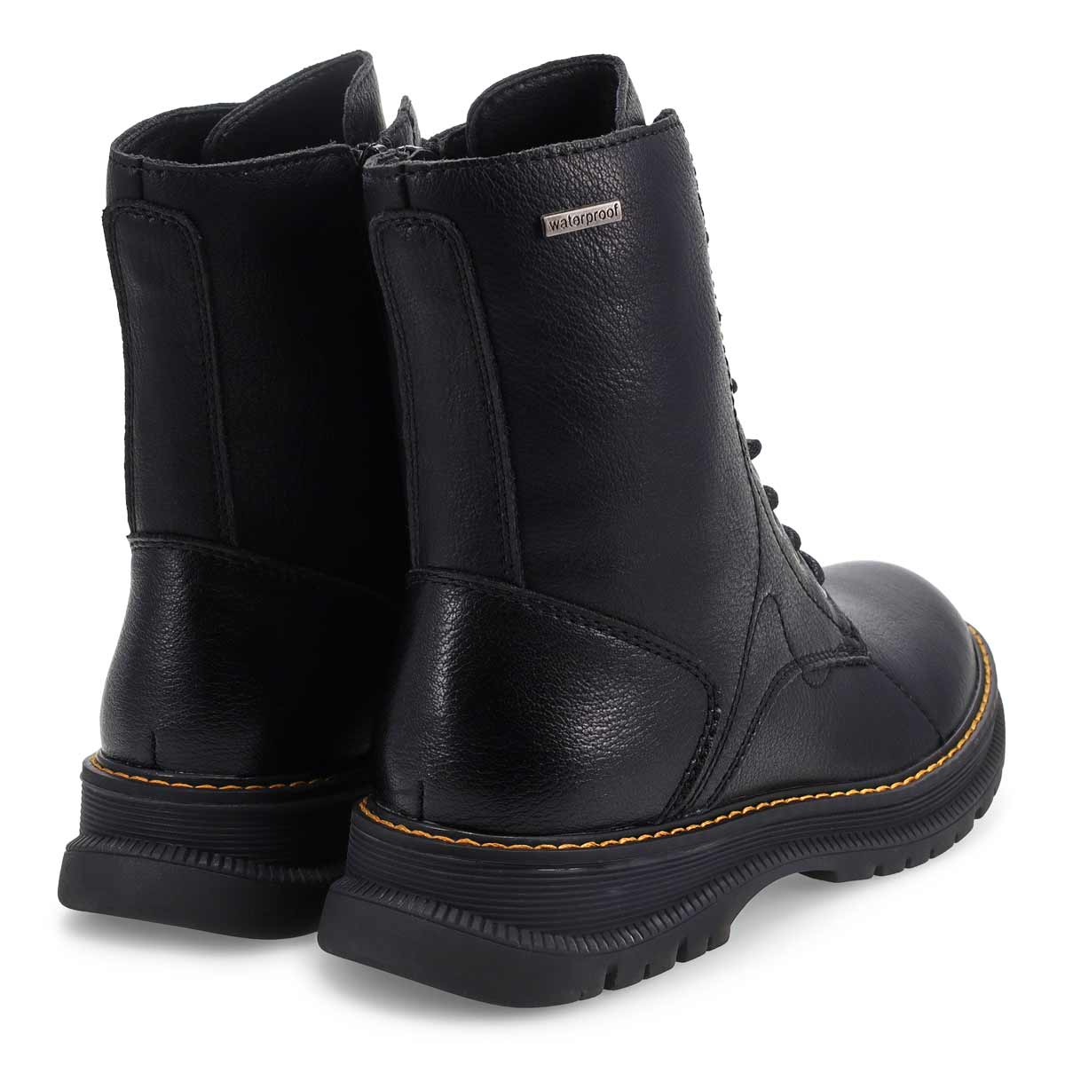 Women's Paloma 01 Waterproof Combat Boot - Black